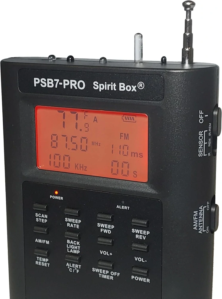 PSB7T-PRO Spirit Box s detektorem REM/IR