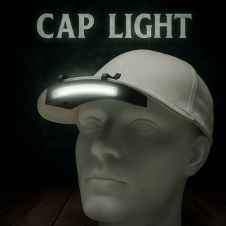 LED vyšetřovací svítilna na kšiltovku CAP LIGHT